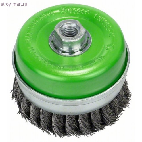 ЩЕТКА ЧАШ М14 0.35X100мм ПУЧКИ INOX - 2608622105 ЩЕТКА ЧАШ М14 0.35X100мм ПУЧКИ INOX - 2608622105