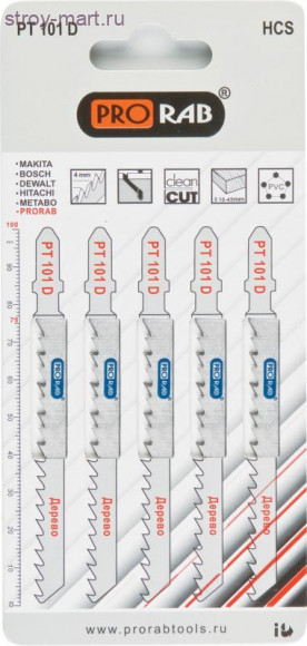 Пильные полотна по дереву Prorab PT 101 D Пильные полотна по дереву Prorab PT 101 D