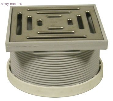 Элемент надставной с решеткой из нерж сталь HL 66.9 Элемент надставной с решеткой из нерж сталь HL 66.9