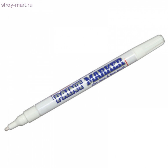 Маркер строительный Slim Size белый, нитрооснова - С-000119690 Маркер строительный Slim Size белый, нитрооснова - С-000119690