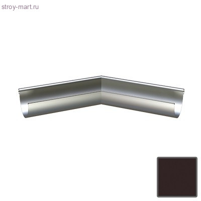 Lindab Угол внешний желоба 90град, 125мм (387) RAL 8019 Темно-коричневый - С-000107695 Lindab Угол внешний желоба 90град, 125мм (387) RAL 8019 Темно-коричневый - С-000107695