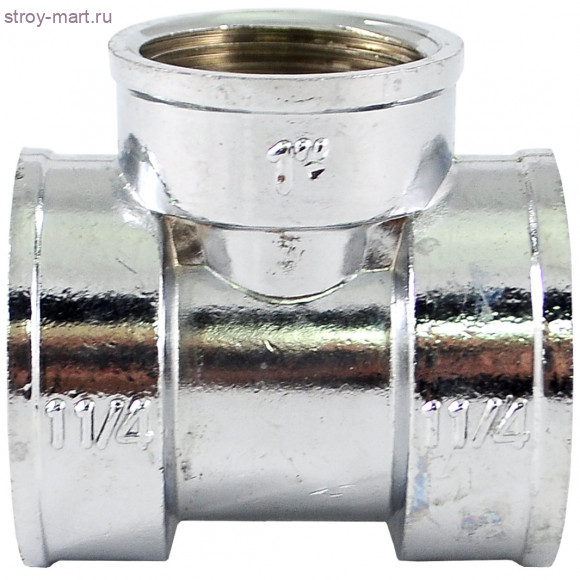 Тройник латунь переходн хром Ду 32х25х32 STC 5022 Тройник латунь переходн хром Ду 32х25х32 STC 5022