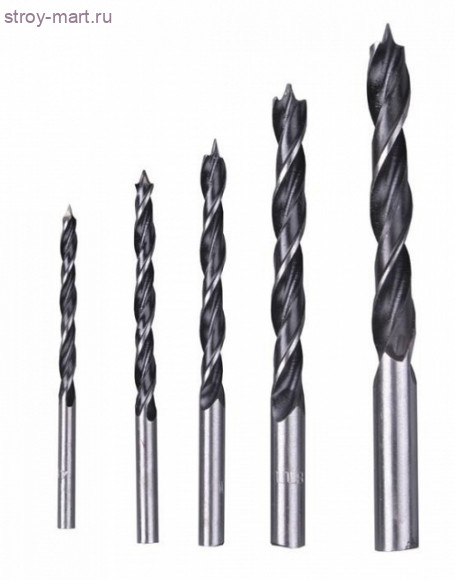 Сверло д\дерева, 5x55х85мм,хв-цилиндр,острие центрирующее - D-07048 Сверло д\дерева, 5x55х85мм,хв-цилиндр,острие центрирующее - D-07048