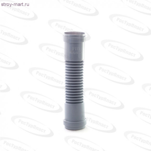 Муфта PP-H серый б/н Дн 50 гибкая РосТурПласт 11328