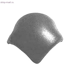 Браас Франкфуртская вальмовая черепица с зажимами (3шт) серый - С-000116124 Браас Франкфуртская вальмовая черепица с зажимами (3шт) серый - С-000116124