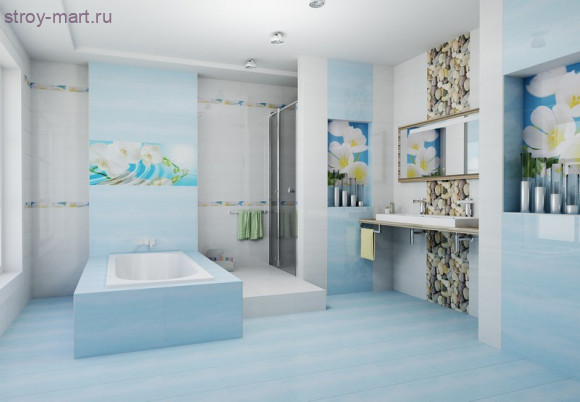 Blue garden Бордюр 6х60 Blue garden Бордюр 6х60