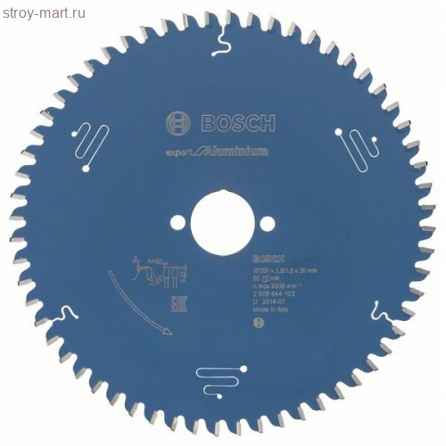 Цирк диск Expert for Aluminium 200x30x2.8/1.8x60T - 2608644103 Цирк диск Expert for Aluminium 200x30x2.8/1.8x60T - 2608644103