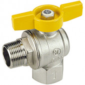 Кран шаровой латунь угловой газ R781 Ду 15 ВР/НР полный проход бабочка Giacomini R781X003 Кран шаровой латунь угловой газ R781 Ду 15 ВР/НР полный проход бабочка Giacomini R781X003