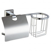 Бумагодержатель левый с подставкой под освежитель «Bergen», арт.BE90L624 - С-000134627 Бумагодержатель левый с подставкой под освежитель «Bergen», арт.BE90L624 - С-000134627