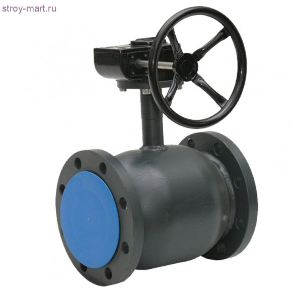 Кран шаровой сталь DZT Ду 300 Ру16 фл с редуктором BROEN 4010316300900