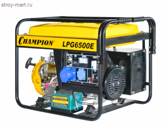 Генератор Champion LPG6500E