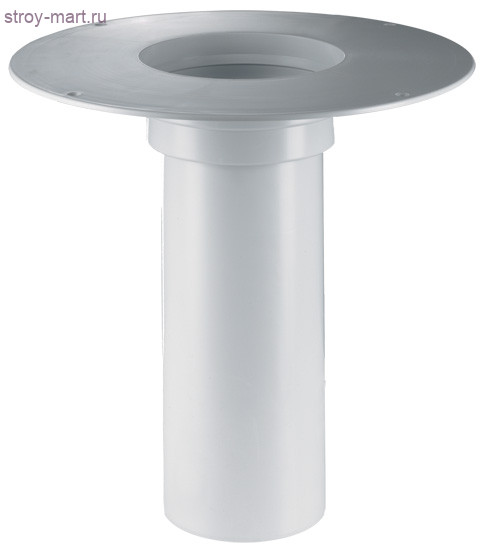 Элемент надставной Дн 125 с ПВХ-консолью из нерж сталь HL 65P Элемент надставной Дн 125 с ПВХ-консолью из нерж сталь HL 65P