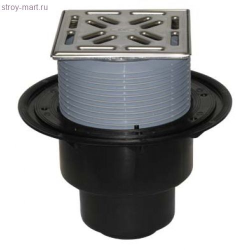 Трап вертикальный PP Ду 50/100 с решеткой из нерж стали с сифоном Primus HL 310NPR Трап вертикальный PP Ду 50/100 с решеткой из нерж стали с сифоном Primus HL 310NPR