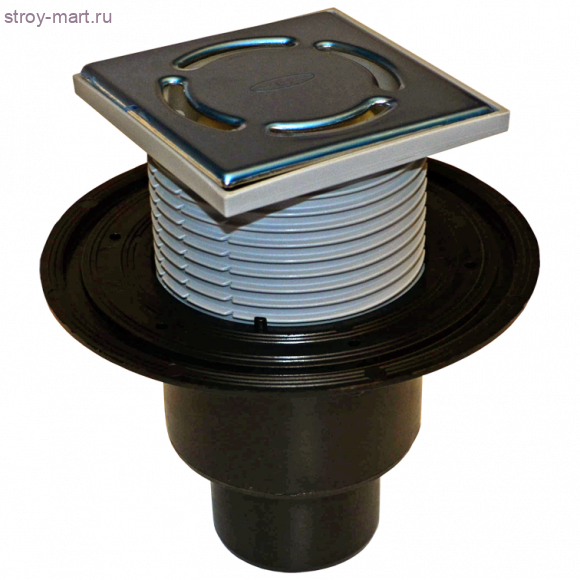 Трап вертикальный PP Ду 50/100 с решеткой из нерж стали с сифоном Primus HL 310NPR Трап вертикальный PP Ду 50/100 с решеткой из нерж стали с сифоном Primus HL 310NPR