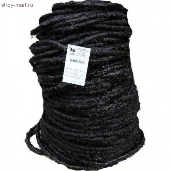 Каболка канализационная с пропиткой Е-1 универсальная Дн16-20мм Каболка канализационная с пропиткой Е-1 универсальная Дн16-20мм