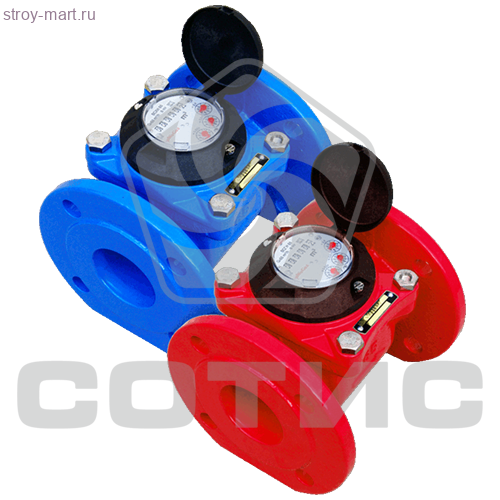 Счетчик холодной и горячей воды турбинный ТЕПЛОВОДОМЕР -  BСГН Ду50