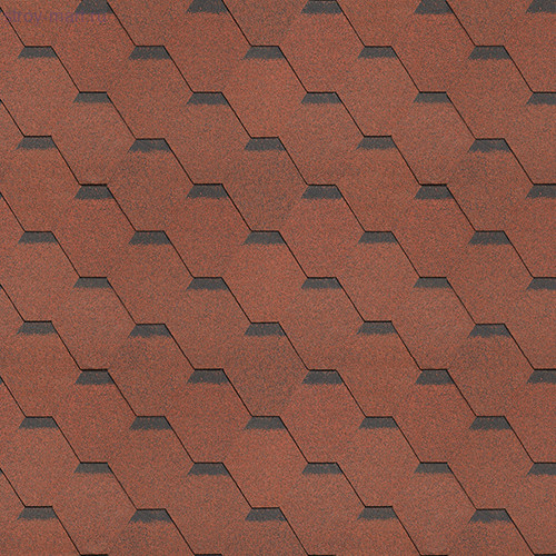 Кровельная плитка Шинглас Кадриль Соната «Красный» (3 кв. м в уп.) - С-000111569 Кровельная плитка Шинглас Кадриль Соната «Красный» (3 кв. м в уп.) - С-000111569
