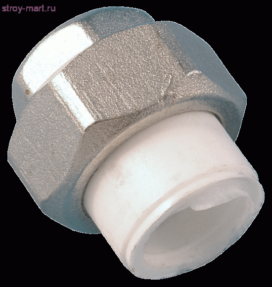 Муфта PP-R комбинированн разъемная белый Дн 32х1 ВР Firat - 4606034124581 Муфта PP-R комбинированн разъемная белый Дн 32х1 ВР Firat - 4606034124581