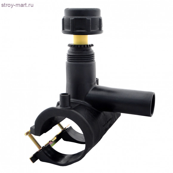 Седелка ПЭ SDR11 для врезки под давлением Дн 63х32 с ответ частью эл/св - 027-3427 Седелка ПЭ SDR11 для врезки под давлением Дн 63х32 с ответ частью эл/св - 027-3427