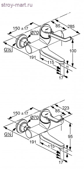 KLUDI PROVITA 335310500 KLUDI PROVITA 335310500