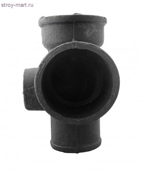 Крестовина чугун канализационн Ду 100х100 б/нап ГОСТ 6942-98 прям - 027-1833 Крестовина чугун канализационн Ду 100х100 б/нап ГОСТ 6942-98 прям - 027-1833