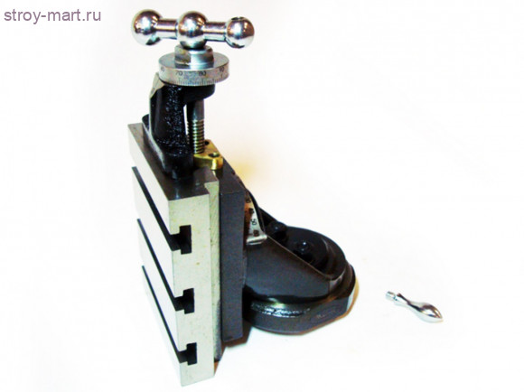 Фрезерное приспособление наклонное-поворотное, стол 100х125мм - 0015