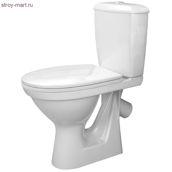 Унитаз-компакт для инвалидов Персона косой выпуск в комплекте б/поручня Оскол - 023-2085