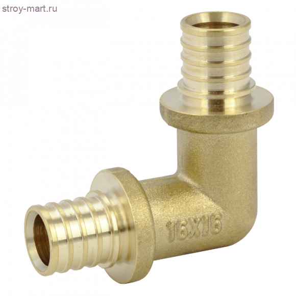 Угольник равносторонний под надвижную гильзу латунный - 16х16 (2,2)