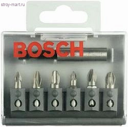 6 БИТ 25ММ PZ1/2/3 XH + УНИВЕР. ДЕРЖ. - 2607001940