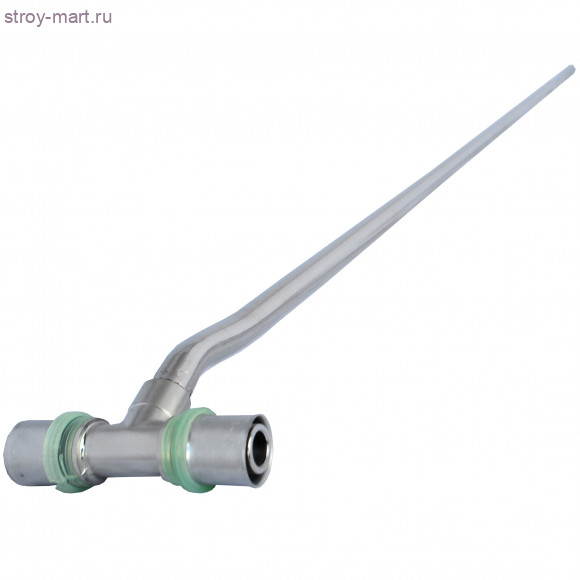 Тройник МП для подкл труб к радиатору латунь Дн 16 пресс L=300мм Comap 7130031153 хром - 027-3529 Тройник МП для подкл труб к радиатору латунь Дн 16 пресс L=300мм Comap 7130031153 хром - 027-3529