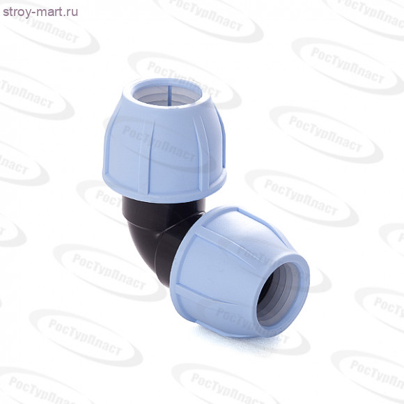 Отвод ПЭ Дн 20 компресс РосТурПласт 11525 Отвод ПЭ Дн 20 компресс РосТурПласт 11525