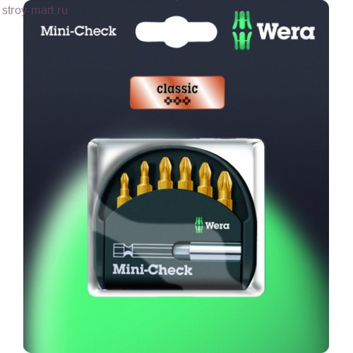 Набор бит Mini-Check PZ TiN SB 073538 - WE-073538 Набор бит Mini-Check PZ TiN SB 073538 - WE-073538