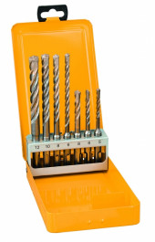 Набор 7шт,буры SDS+,ф5\6\6\8\8\10\12мм - DT 9701 Набор 7шт,буры SDS+,ф5\6\6\8\8\10\12мм - DT 9701