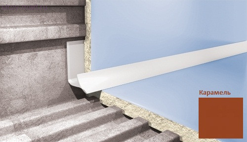 Профиль для плитки CEZAR внутренний 9мм карамель Профиль для плитки CEZAR внутренний 9мм карамель