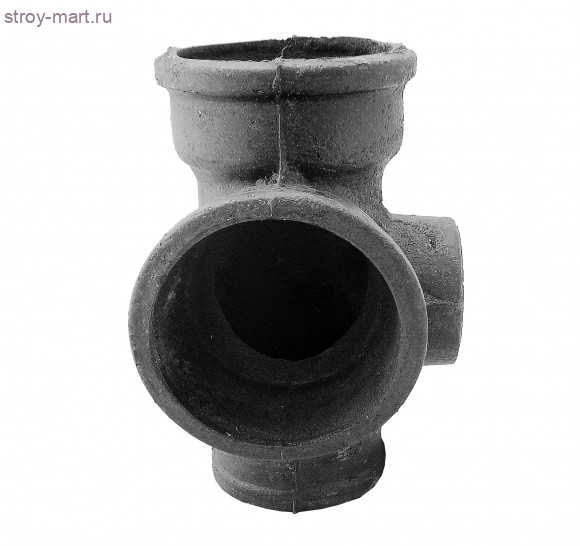 Крестовина чугун канализационн Ду 50х50 б/нап ГОСТ 6942-98 прям - 027-1838
