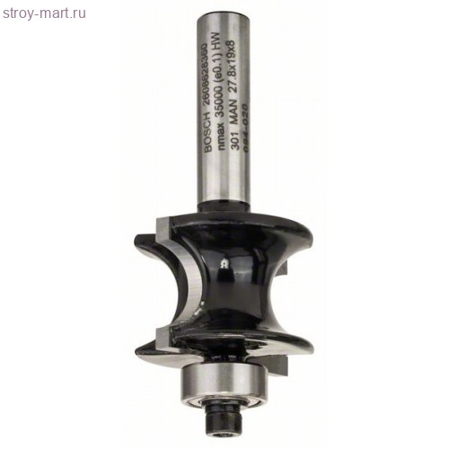 Фреза полукруглая Std S8/R6/L19 - 2608628360 Фреза полукруглая Std S8/R6/L19 - 2608628360