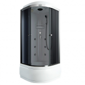 Кабина душевая тонир/стекло 900х900мм белый выс/поддон 4-х стенная массаж, в комплекте смеситель AS-103G - 4606034156025 Кабина душевая тонир/стекло 900х900мм белый выс/поддон 4-х стенная массаж, в комплекте смеситель AS-103G - 4606034156025
