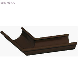 МП, Угол желоба наружный, D 125 (90гр.) RAL8017 - С-000070803 МП, Угол желоба наружный, D 125 (90гр.) RAL8017 - С-000070803