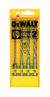 Набор 4шт,буры SDS+,ф5.5\7\8\10мм - DT 9702 Набор 4шт,буры SDS+,ф5.5\7\8\10мм - DT 9702