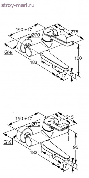 KLUDI PROVITA 335300500 KLUDI PROVITA 335300500