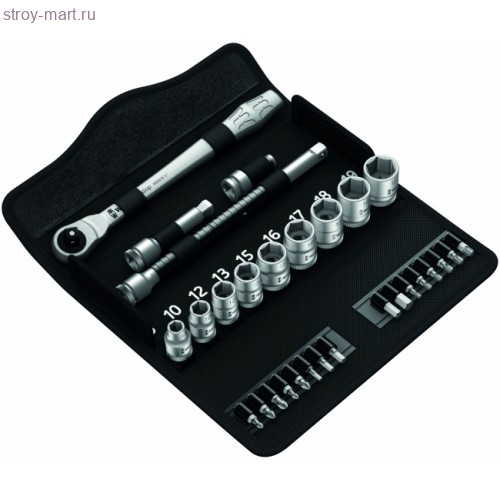 8100 SB 8 Набор насадок с трещоткой Zyklop Metal Switch, с рычагом переключения, 3/8 - WE-004048 8100 SB 8 Набор насадок с трещоткой Zyklop Metal Switch, с рычагом переключения, 3/8 - WE-004048
