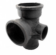 Крестовина чугун канализационн Ду 100х50 б/нап ГОСТ 6942-98 прям - 027-1837 Крестовина чугун канализационн Ду 100х50 б/нап ГОСТ 6942-98 прям - 027-1837
