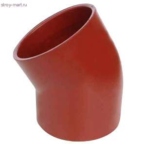 Отвод чугун Дн 50х90° б/растр SML - 027-1875