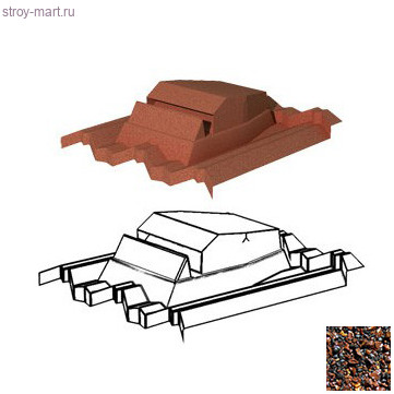 Кровельный вентилятор Diamant GG2 (Chestnut 121) - С-000113675 Кровельный вентилятор Diamant GG2 (Chestnut 121) - С-000113675