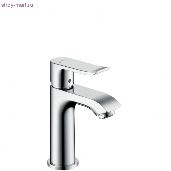 Смеситель для маленькой раковины 100, однорычажный, со сливным гарнитуром Metris 31088000 Смеситель для маленькой раковины 100, однорычажный, со сливным гарнитуром Metris 31088000