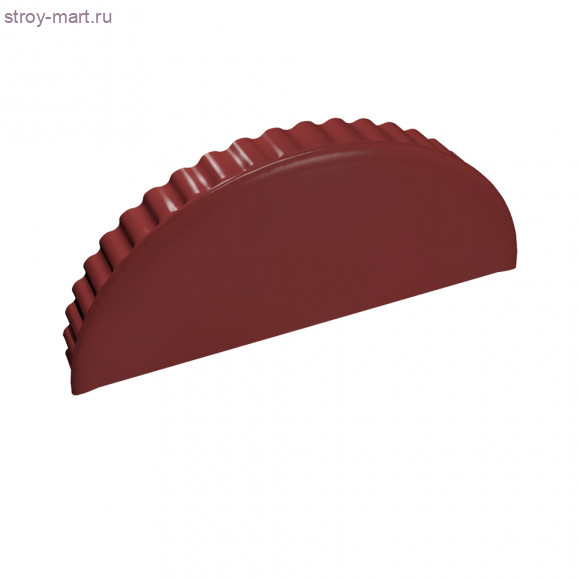 Заглушка к полукруглому коньку торцевая, GL PE - С-000043480 Заглушка к полукруглому коньку торцевая, GL PE - С-000043480