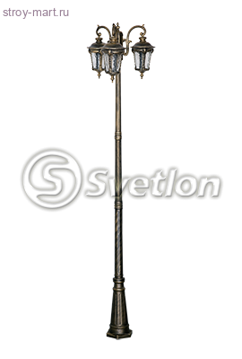 Светильник садово-парковый Svetlon серия "Мадрид", 6040-3 Светильник садово-парковый Svetlon серия "Мадрид", 6040-3