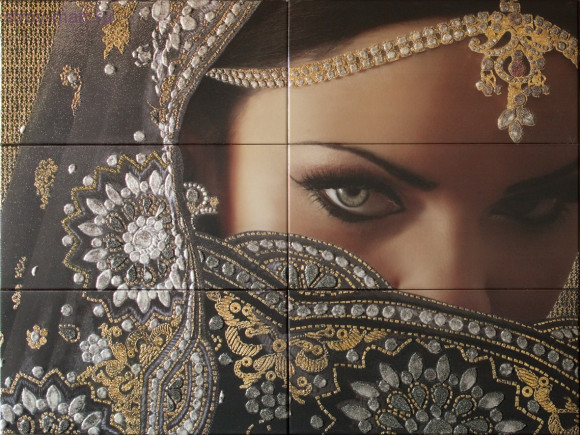 Mural Yasmin Negro Панно ( из 6 пл.) 75x100 Mural Yasmin Negro Панно ( из 6 пл.) 75x100