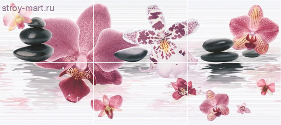 Stones Панно P6D139 90х40 (из 6-ти пл.) Stones Панно P6D139 90х40 (из 6-ти пл.)