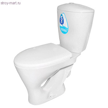 Унитаз-компакт Версия голубой косой выпуск в комплекте Santeri - 023-1687